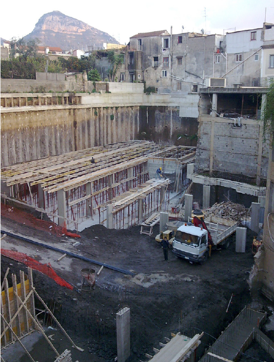 Autorimessa interrata multipiano via M.B. Gargiulo/C.So Italia